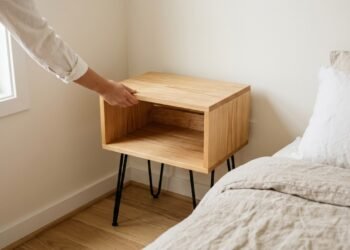 Quatro peças de mobiliário com design sofisticado, mas feitas com gavetas de madeira