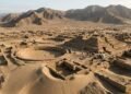 Cidade de 3.800 anos emerge do deserto peruano sem muralhas, armas ou vestígios de um exército permanente