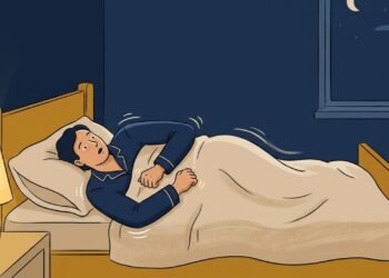 Por que o corpo leva um susto do nada antes de pegar no sono