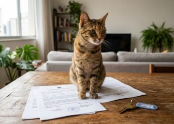 Inquilina vence disputa na Justiça e garante o direito de continuar com seu gato após decisão contra o proprietário