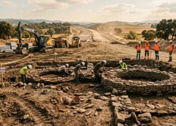 Rodovia na Espanha é interrompida após descoberta de antigo assentamento celta escondido há séculos