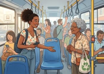 A psicologia revela que quem cede o lugar no transporte público demonstra muito mais do que educação