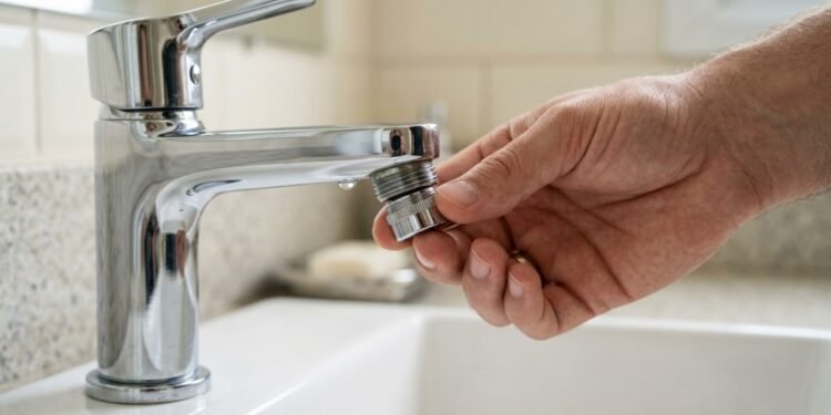 Peça pequena colocada na torneira pode reduzir o consumo de água em até 75%