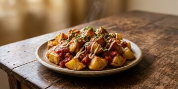 Como fazer batata brava espanhola sequinha e picante na sua cozinha