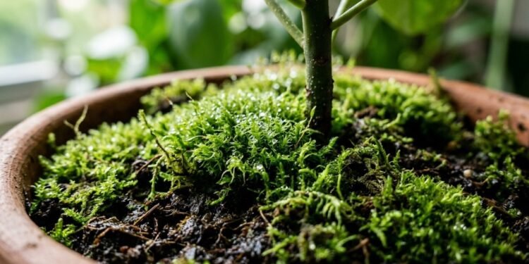 Nem praga, nem sinal de que a planta está perdida: o que o musgo sobre a terra realmente pode indicar