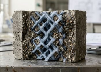 Pesquisadores da Universidade de Sharjah desenvolvem reforços plásticos 3D que atingem 80% da resistência do aço no concreto