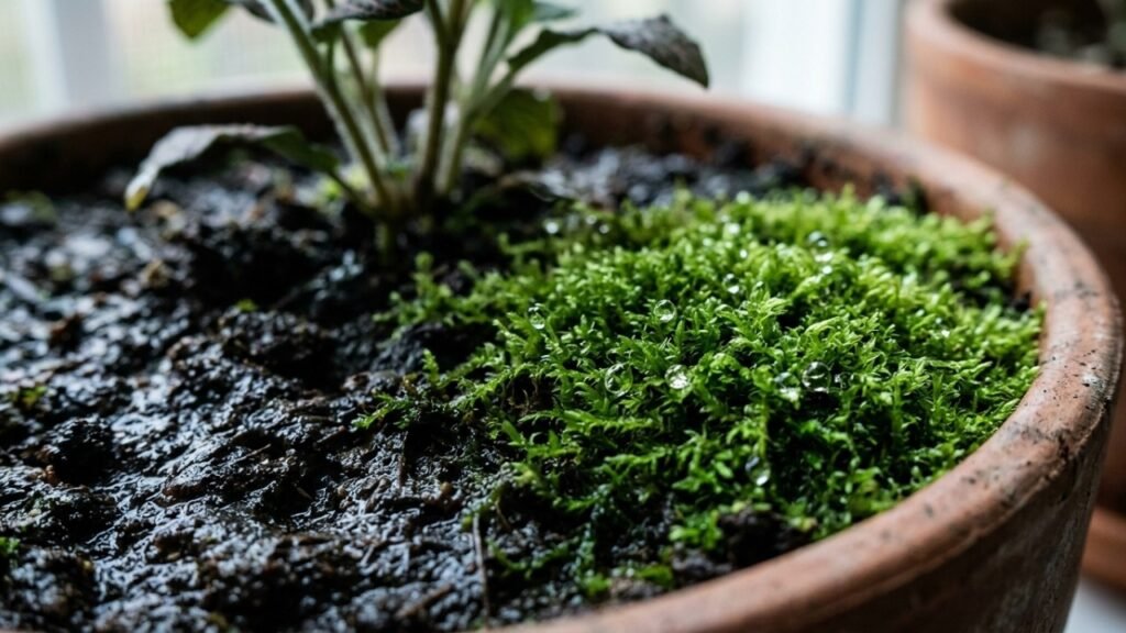 Nem praga, nem sinal de que a planta está perdida: o que o musgo sobre a terra realmente pode indicar