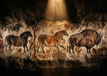 Um cachorro desapareceu em um buraco e acabou levando à descoberta de pinturas escondidas há 17 mil anos