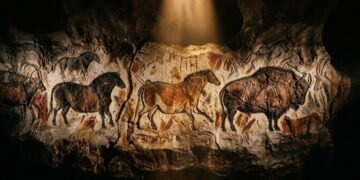 Um cachorro desapareceu em um buraco e acabou levando à descoberta de pinturas escondidas há 17 mil anos