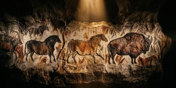 Um cachorro desapareceu em um buraco e acabou levando à descoberta de pinturas escondidas há 17 mil anos