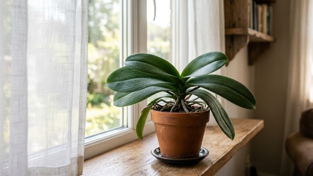 Folhas verdes, raízes firmes e nenhuma flor: o detalhe que pode estar travando sua orquídea