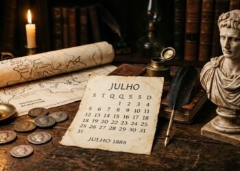 A lenda de julho: costumava ser o quinto mês do ano. Seu nome original não era julho, mas foi mudado em homenagem a um homem