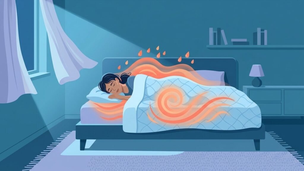 Pijama molhado e sono interrompido: por que o suor noturno aparece mesmo com o quarto frio e quando ele vira sinal de alerta