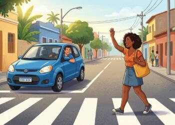 A psicologia diz que as pessoas que acenam para os carros que param para elas atravessarem a rua não são apenas educadas