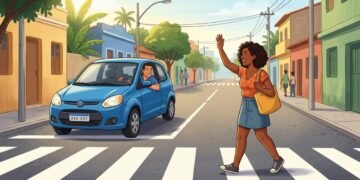 A psicologia diz que as pessoas que acenam para os carros que param para elas atravessarem a rua não são apenas educadas