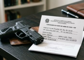 Governo atualiza a lista de profissões com possibilidade de porte de arma