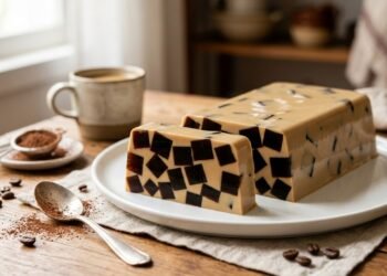 Como fazer gelatina de café em mosaico cremosa no liquidificador