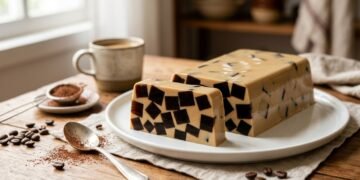 Como fazer gelatina de café em mosaico cremosa no liquidificador