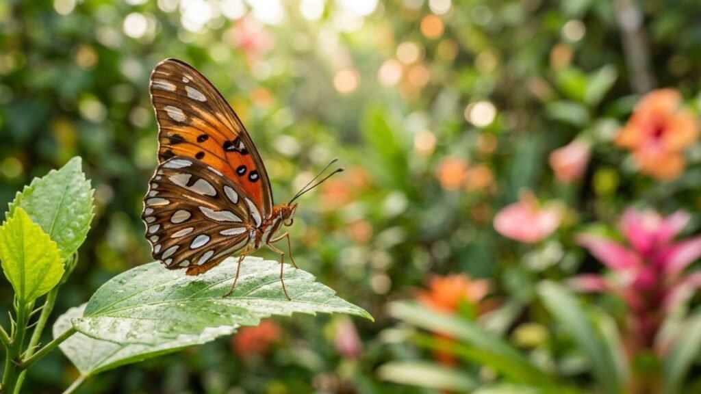 O que significa quando várias borboletas começam a aparecer nas flores do seu jardim