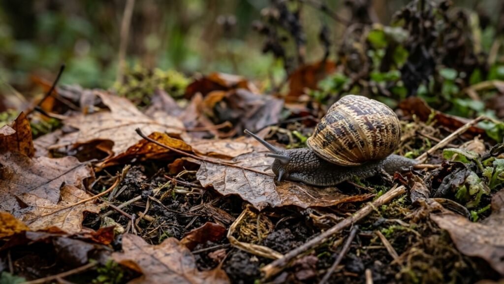 O que significa encontrar caracóis no jardim no inverno e por que especialistas recomendam não mexer neles