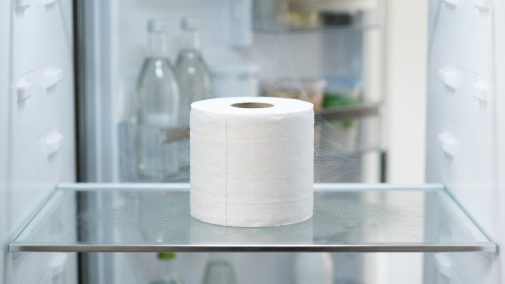Muita gente não sabe disso! Simplesmente colocar papel higiênico na geladeira pode resolver mais problemas do que você imagina