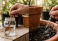 Uma colher deste ingrediente misturado com água irá ajudar a afastar formigas escondidas nos vasos