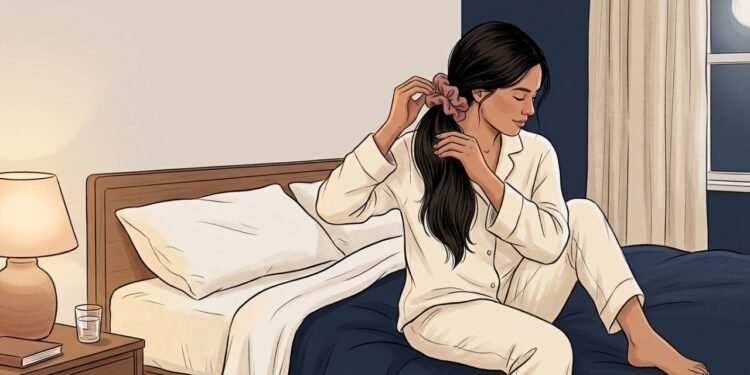 A maneira como você prende o cabelo antes de dormir pode aumentar a quebra sem que perceba