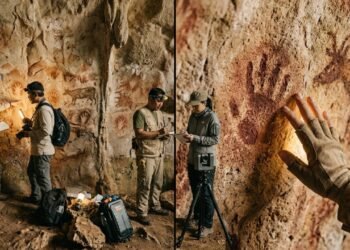 Pinturas de mais de 45 mil anos encontradas na Indonésia podem representar uma das primeiras histórias contadas pela humanidade