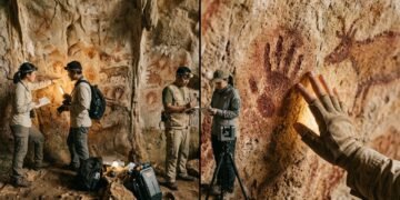 Pinturas de mais de 45 mil anos encontradas na Indonésia podem representar uma das primeiras histórias contadas pela humanidade