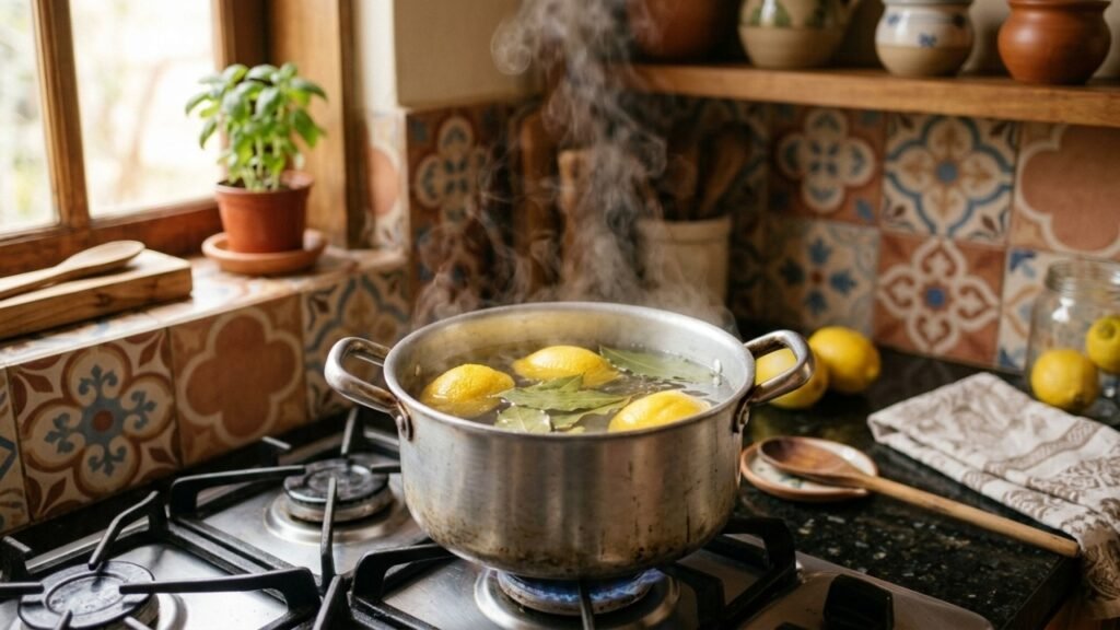 2 ingredientes esquecidos na cozinha podem perfumar a casa e suavizar odores fortes em poucos minutos