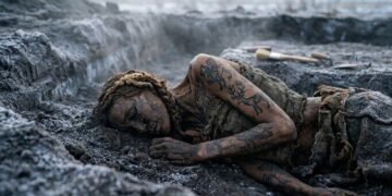 Cientistas encontraram uma mulher mumificada diferente das outras: ela possui o corpo todo coberto por tatuagens preservadas pelo frio extremo