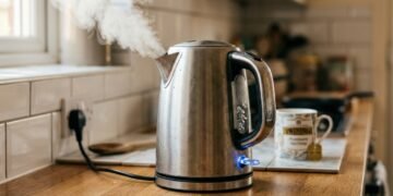 Por que as chaleiras elétricas desligam automaticamente quando a água ferve ou acaba