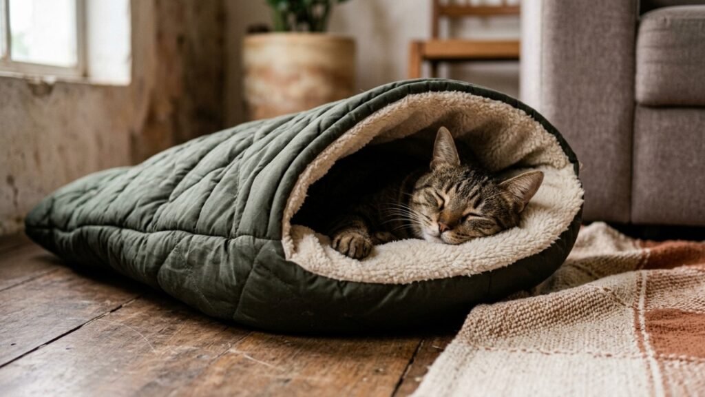 Adeus à caminha tradicional: a alternativa mais quente e aconchegante para os gatos no inverno