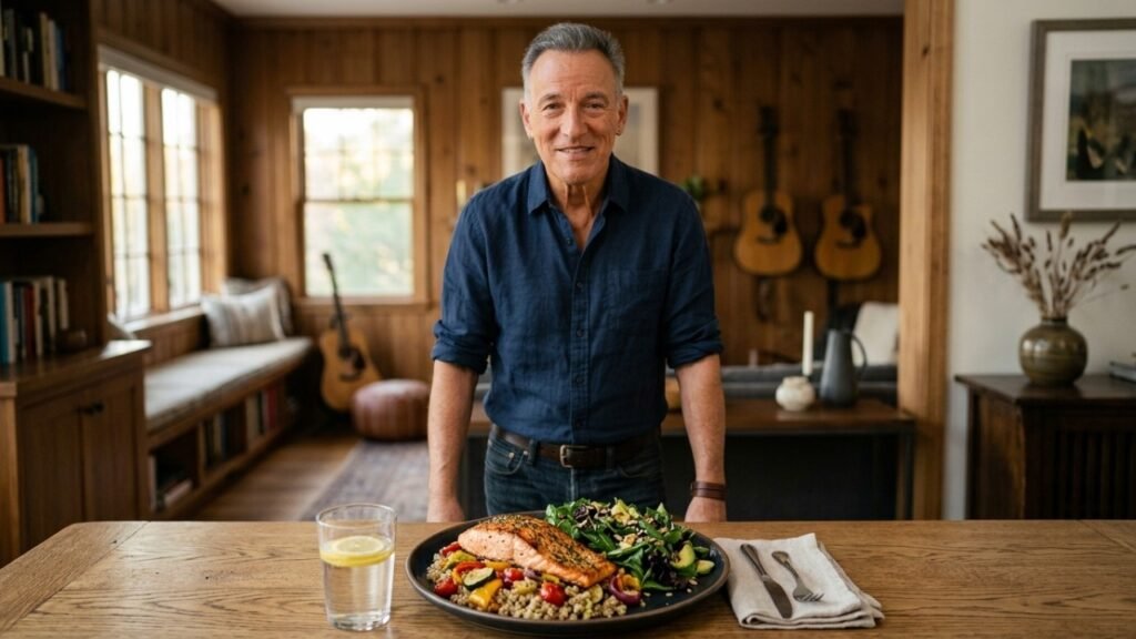 Bruce Springsteen, aos 76 anos: "Exercício é importante para entrar em forma, mas a nutrição representa 90% do processo."