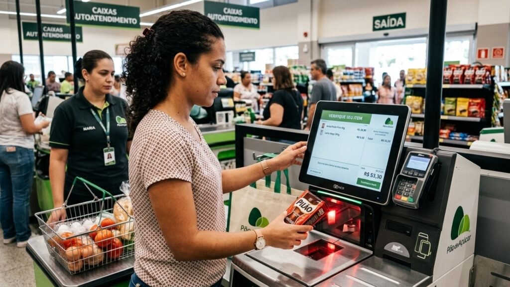 Atacadão, Carrefour e Assaí apostam em tecnologia que promete acabar com as filas dos supermercados