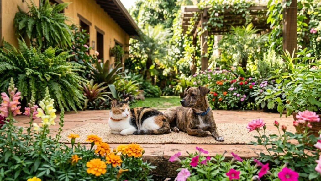 As flores que deixam o jardim colorido sem colocar cães e gatos em risco caso mordam as plantas