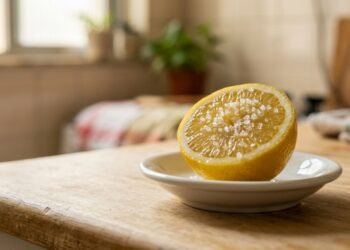 Um limão, um pires e um pouco de sal e você tem um truque para aromatizar a casa inteira