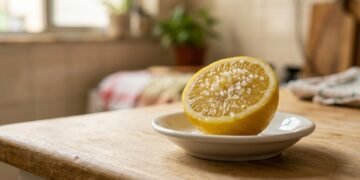 Um limão, um pires e um pouco de sal e você tem um truque para aromatizar a casa inteira