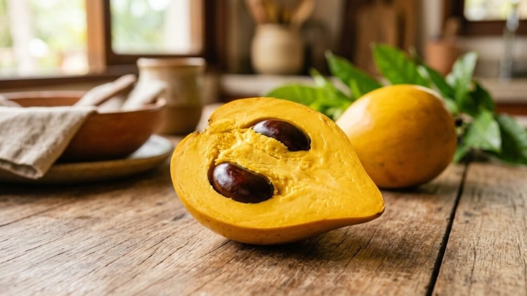 Nem manga, nem maracujá: a fruta dourada que tem gosto de doce de leite e a cor de uma gema de ovo