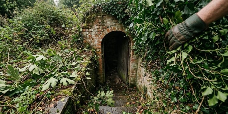 Casal comprou uma mansão vitoriana abandonada e, ao remover uma figueira, encontrou uma entrada usada pelos criados