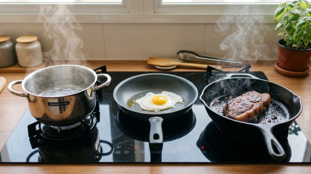 Panela de inox, antiaderente ou ferro: qual é a melhor para o dia a dia e qual faz mal à saúde