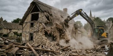 Mulher derruba casa histórica de 300 anos sem autorização e prefeitura manda reconstruir o imóvel