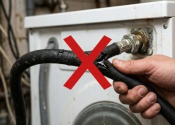 Com que frequência devo trocar a mangueira da máquina de lavar e por quê