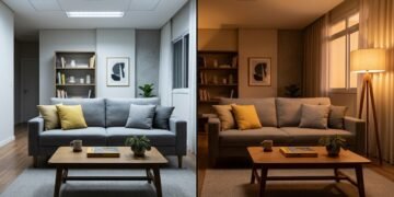 Como conseguir uma iluminação aconchegante em sua casa