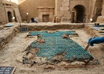 Vestido funerário de 4.500 anos encontrado em Gizé revela como moda, status e crenças sobre a vida após a morte se uniam no Egito Antigo