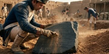 A pedra quebrada encontrada por soldados de Napoleão que abriu caminho para decifrar os segredos do Egito antigo