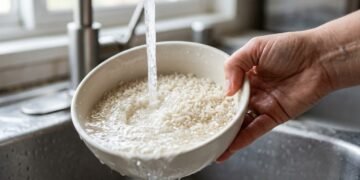 Quando é preciso lavar o arroz antes de ir para a panela elétrica