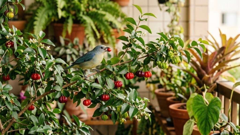 Nem viveiro, nem grande quintal: estas plantas transformam até uma varanda em ponto de encontro de pássaros e borboletas