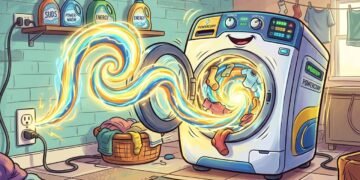 Qual tipo de máquina de lavar roupa consome mais eletricidade