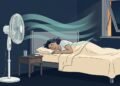 Você dorme com o ventilador apontado para o rosto? Isso explica a garganta seca e o nariz entupido ao acordar